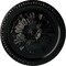 Ekena Millwork Richmond Ceiling Medallion (Fits Canopies up to 2 5/8"), Hand-Painted Black Pearl, 18"OD x 1 3/8"P CM18RIBPS - alternate 1